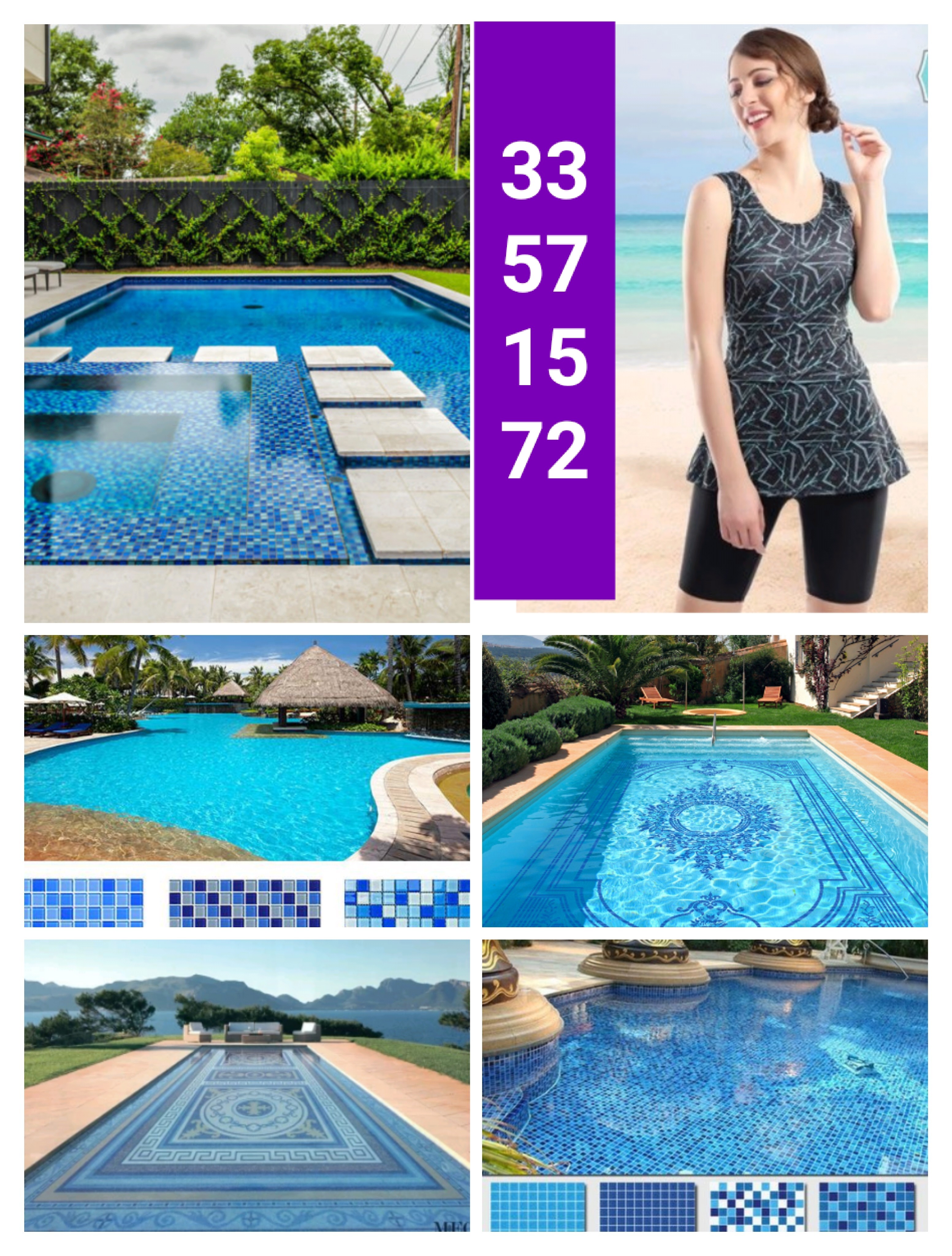 Swimming Pool Tile Work-33571572 - 2
