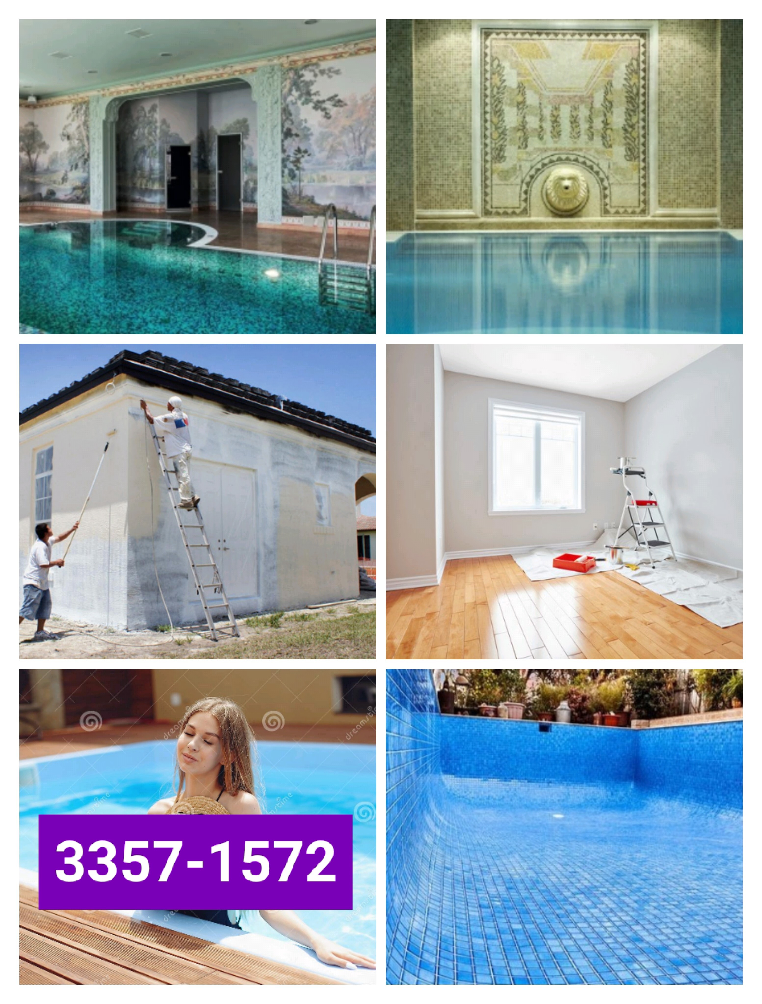 Swimming Pool Tile Work-33571572 - 7