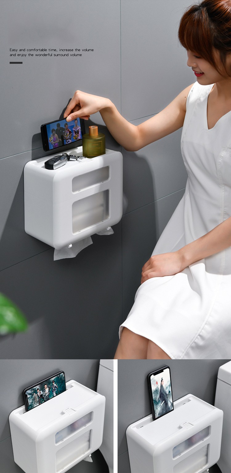 DoubleLayer Tissue Box WallMount - 3