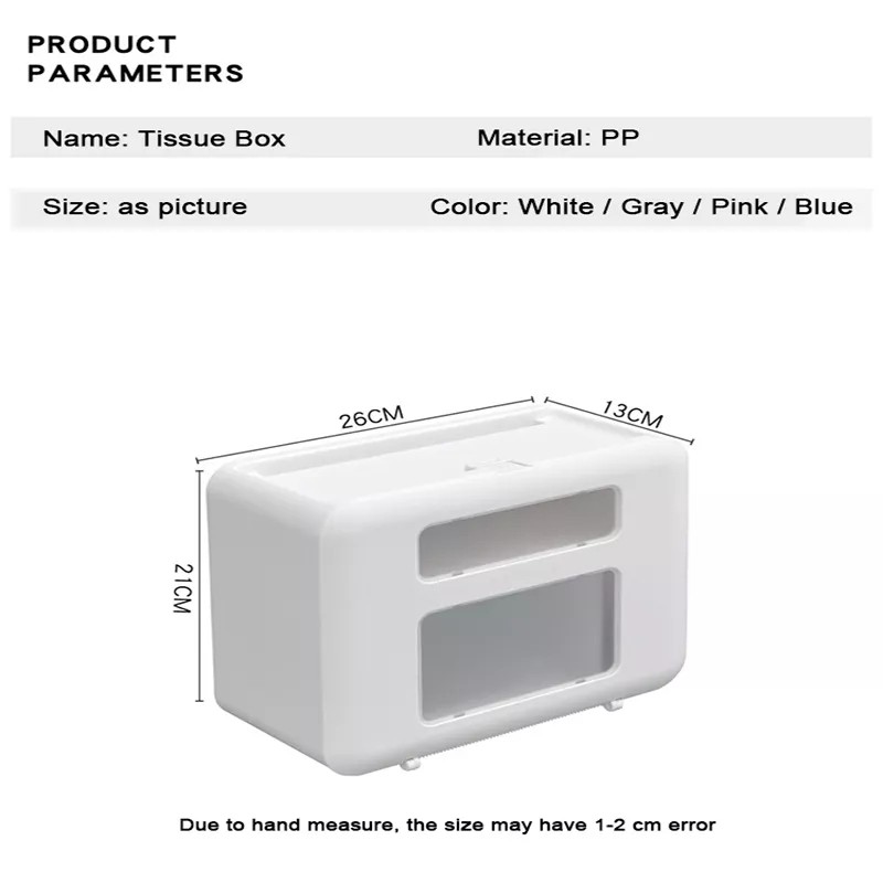 DoubleLayer Tissue Box WallMount - 10