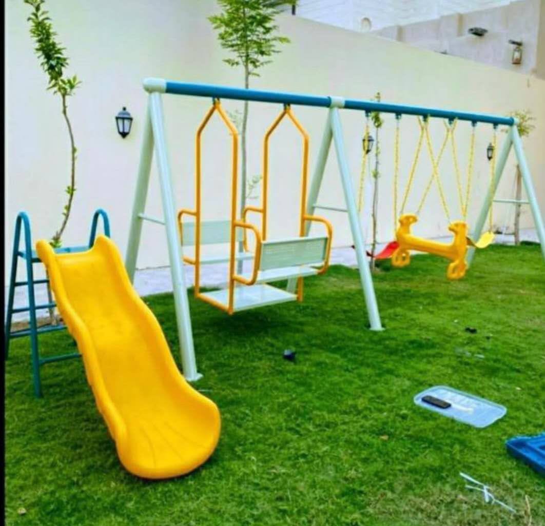 Kids Swinging sliding - 1