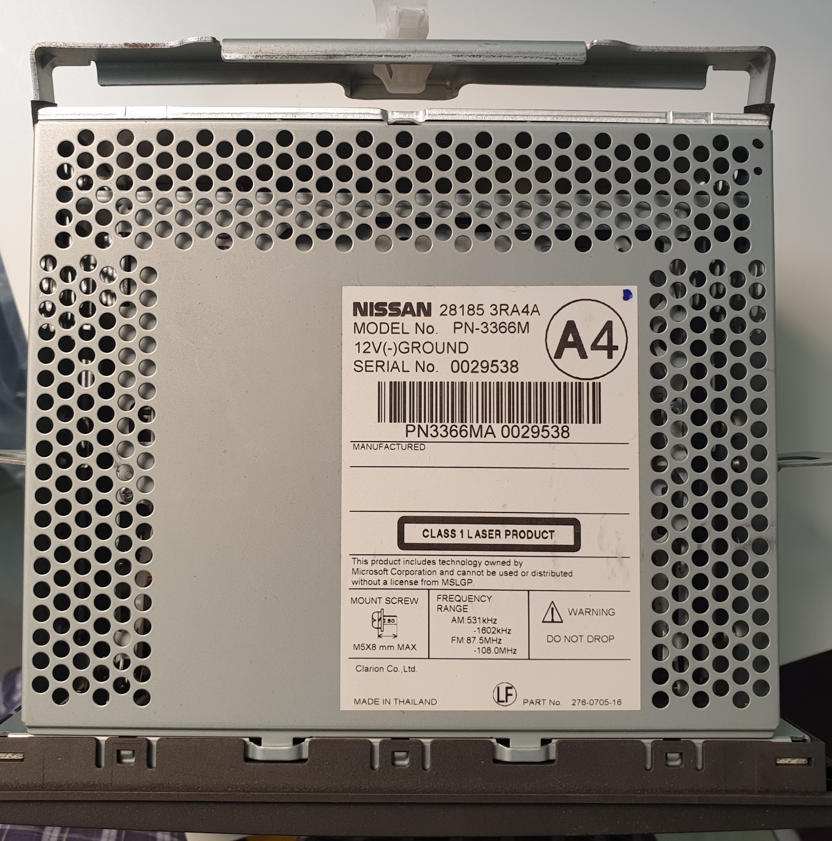 Nissan Sentra Radio - 5