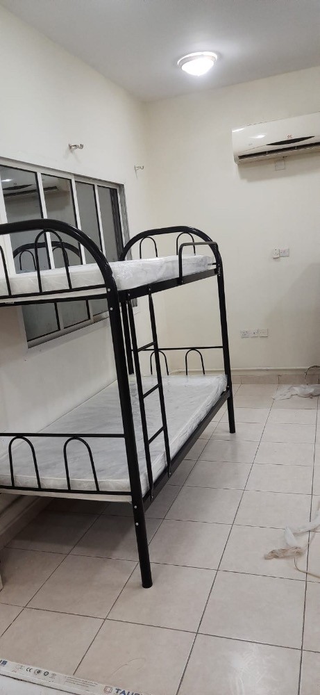 New Wood and metal Bed, Cabinet - 5
