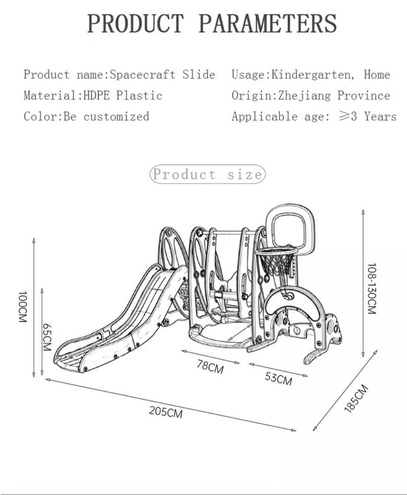 Slide Children Combination Swing - 2