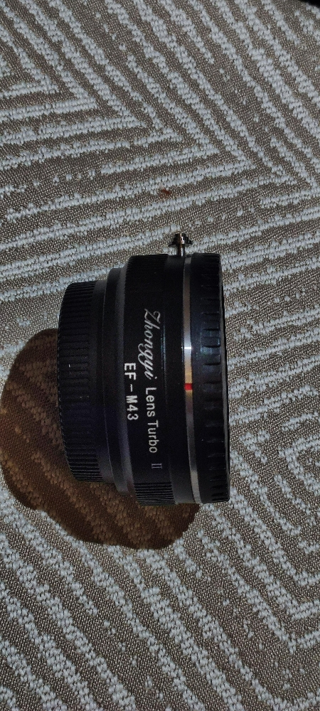 EF to M43 zhongi adapter + glass - 1