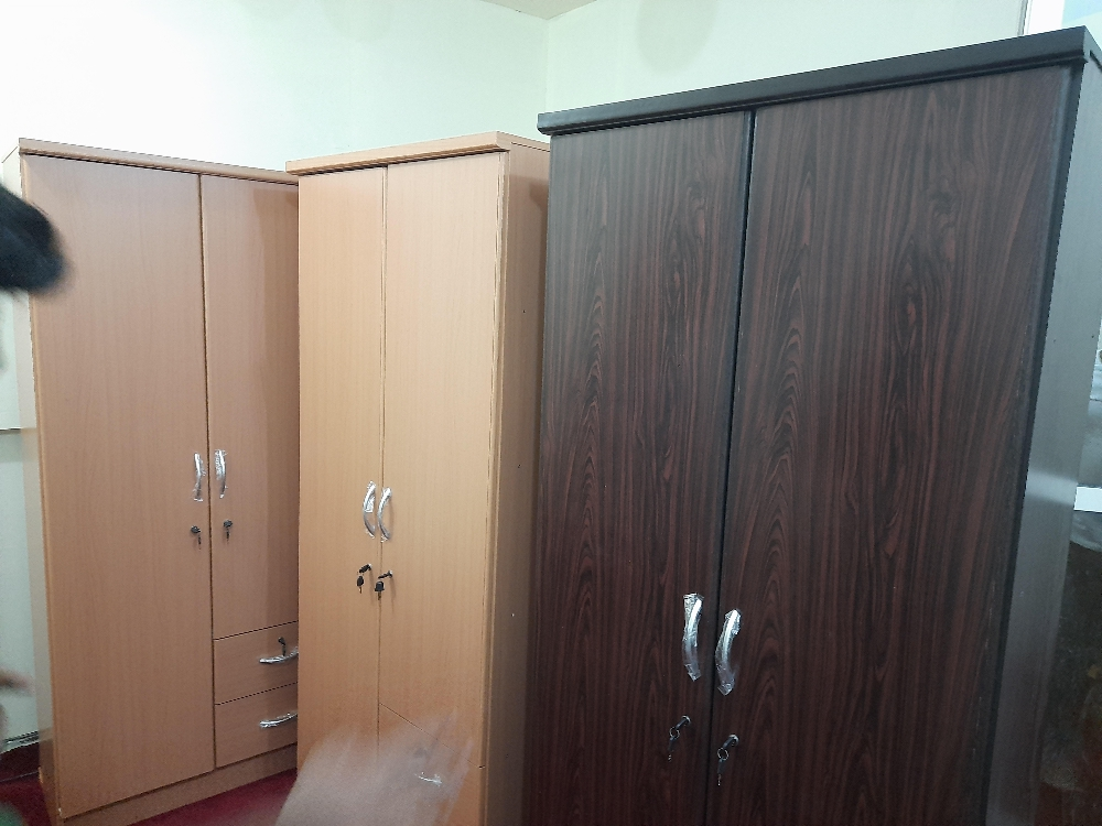 New Steel and wooden Bed ,Cabinet - 10