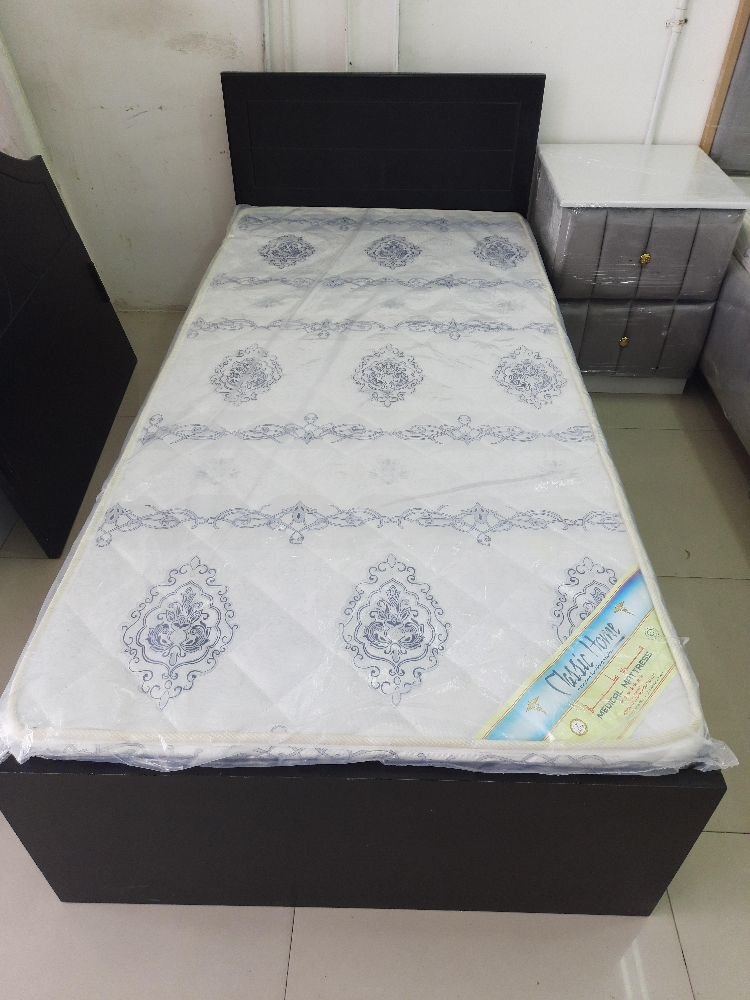 New Steel and wooden Bed ,Cabinet - 14