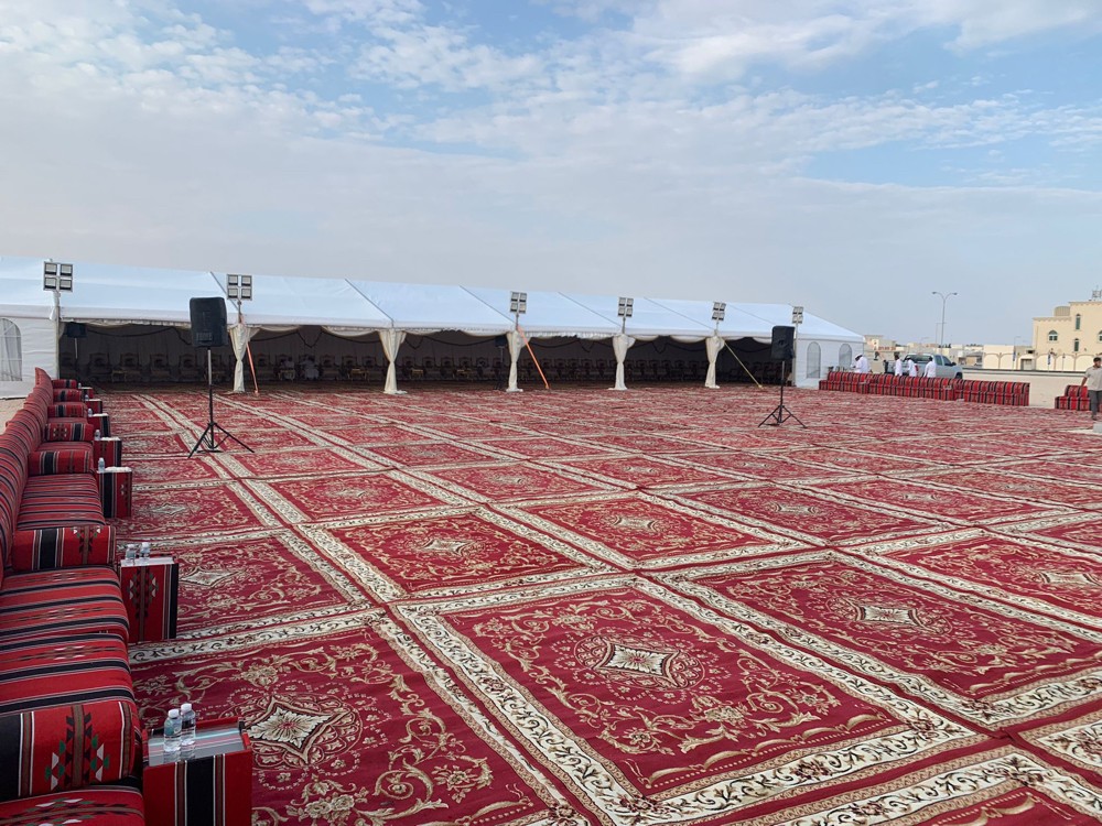 كنب ابيض شمواه للمناسبات جديد - 6