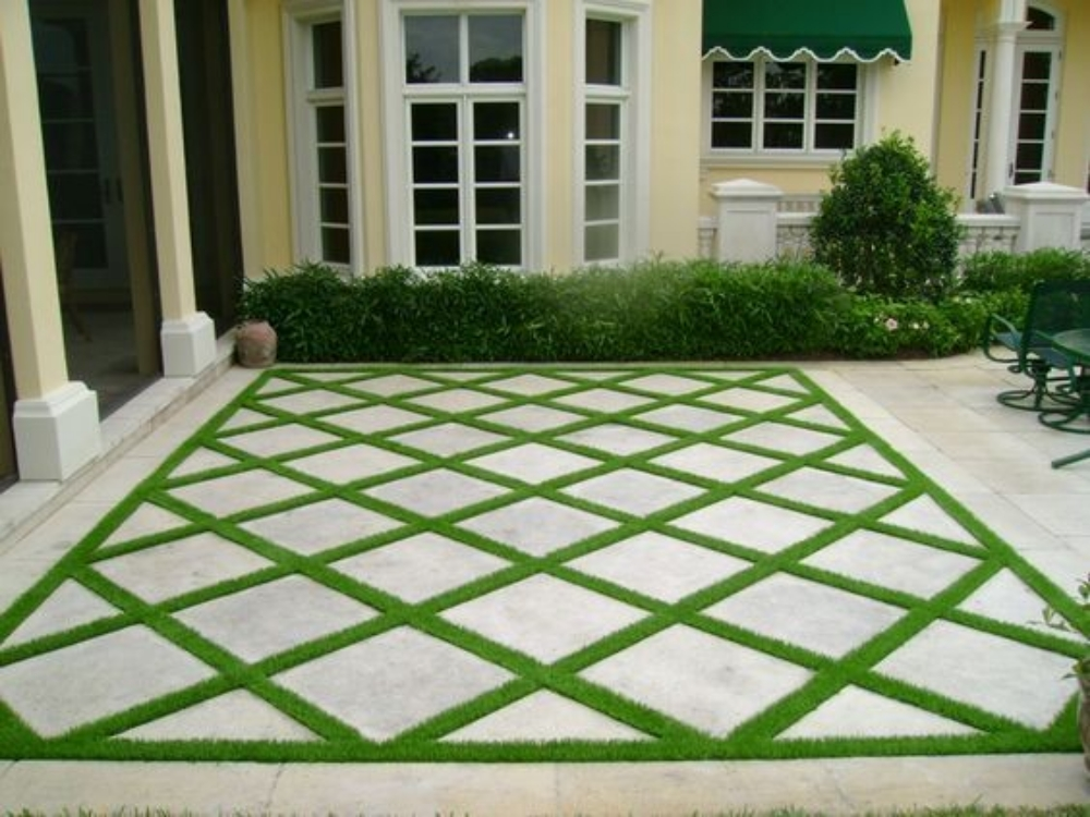 artificial green grass carpet - 5