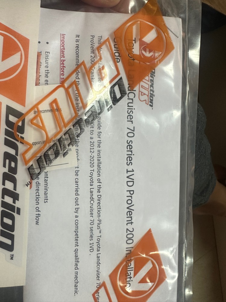 Provent oil separation kit - 4