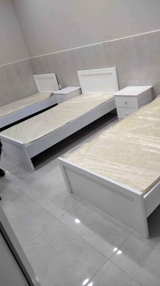 New Single metal and wooden Bed - 2