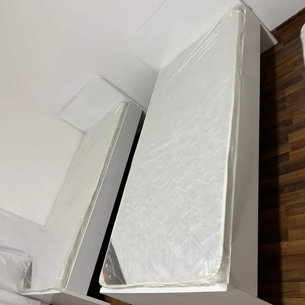 New Bunk Bed, Cupboard, Mattress - 11