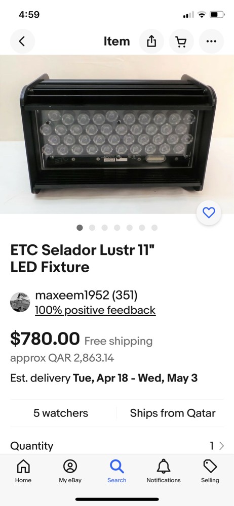ETC Selador lustr 11” LED Fixture - 9