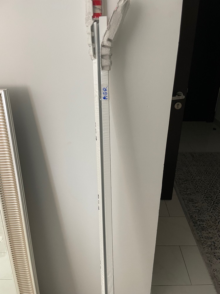 curtains rail and wall support - 1