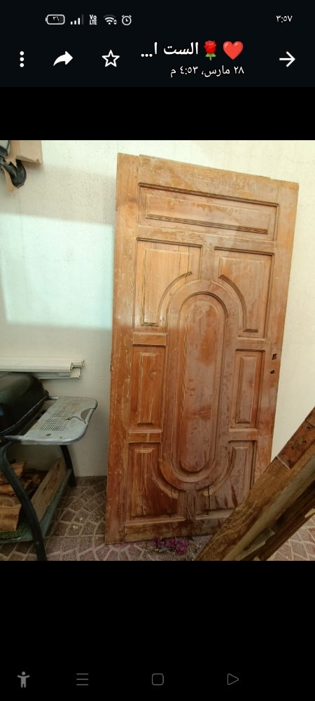ابواب خشبية ممتازة عدد 3 ابواب - 3