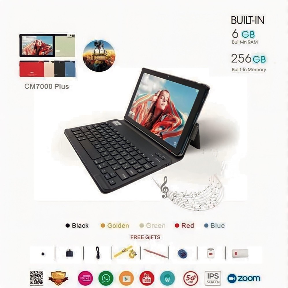 6 GB RAM, 256 GB Memory, 10” - 1