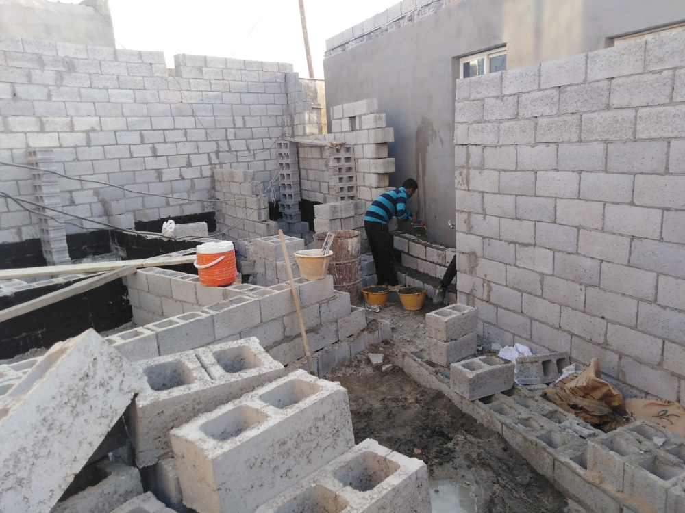 اعمال البناء طابوق بلاستر سرميك . - 7