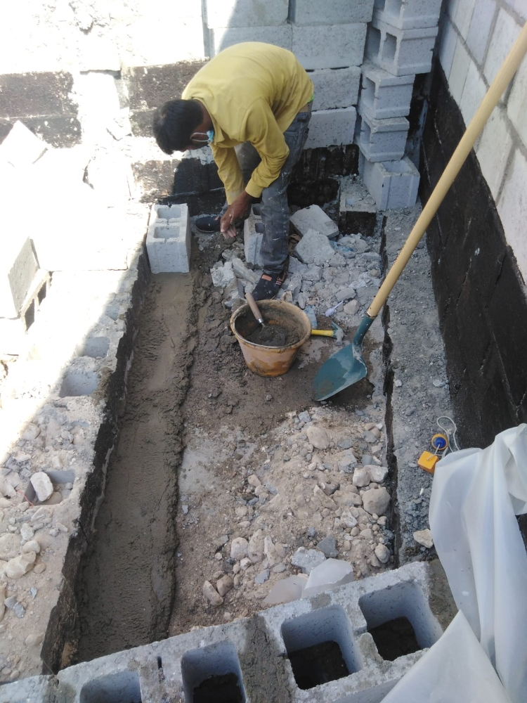 اعمال البناء طابوق بلاستر سرميك . - 15