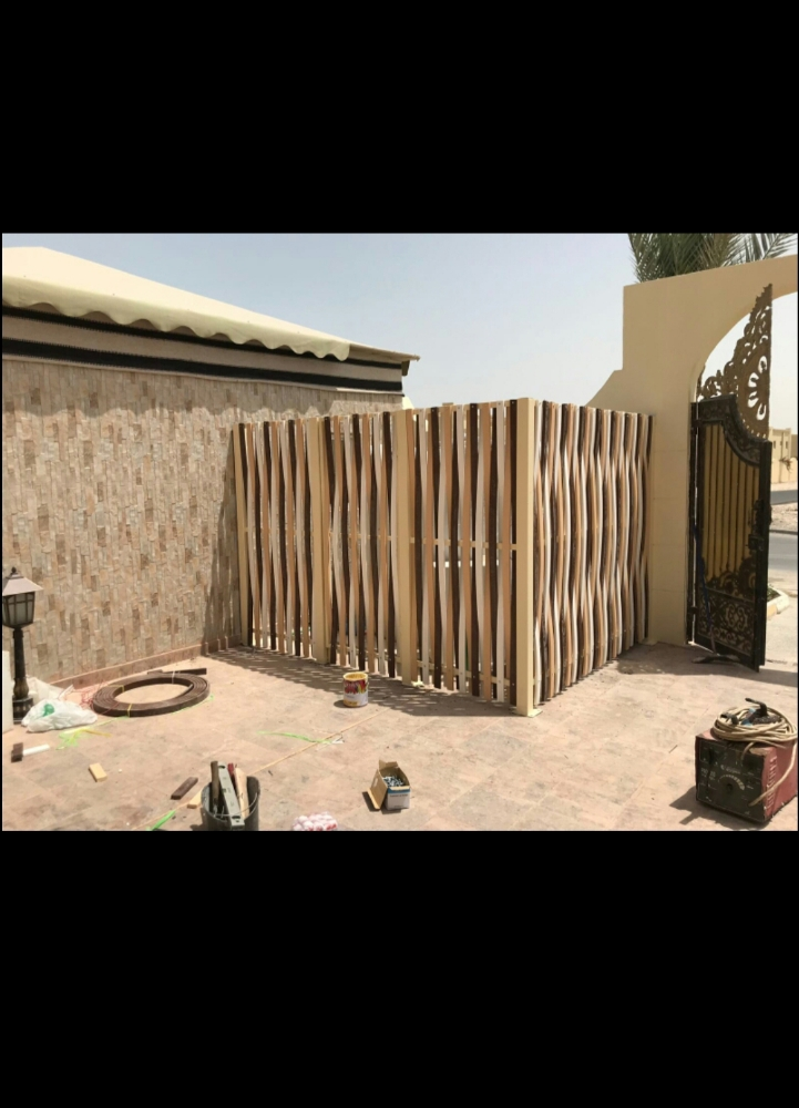عمل حواجز خشبيه على المداخل - 6