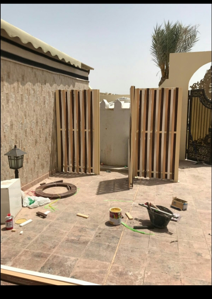 عمل حواجز خشبيه على المداخل - 5