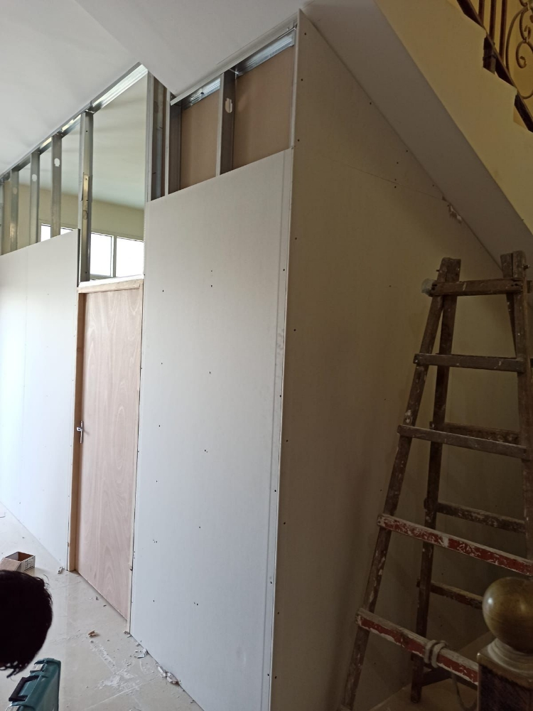 Gypsum board work - 13