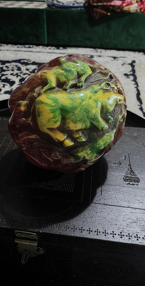 Chinese rare amber Carving Dragon - 2