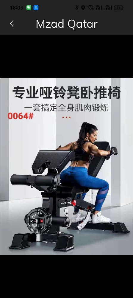 Dumbbell bench Chair supine - 2
