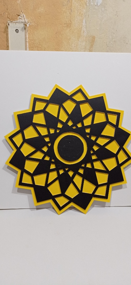لوحات زخارف هندسية مجسمه - 1