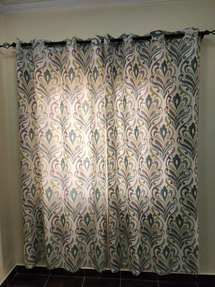 Curtains like new, 3m, Grey green - 1