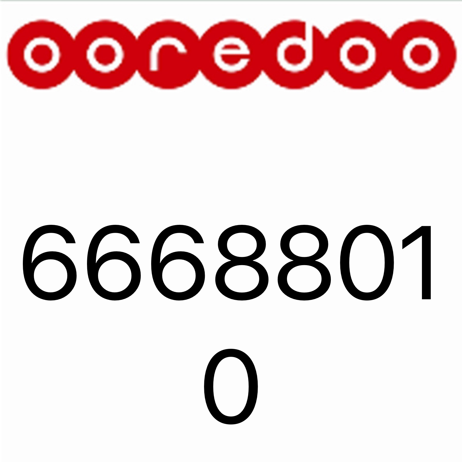 ooredoo phone number - 1