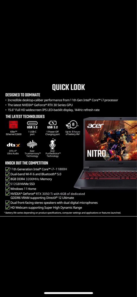Acer Nitro 5 - 2