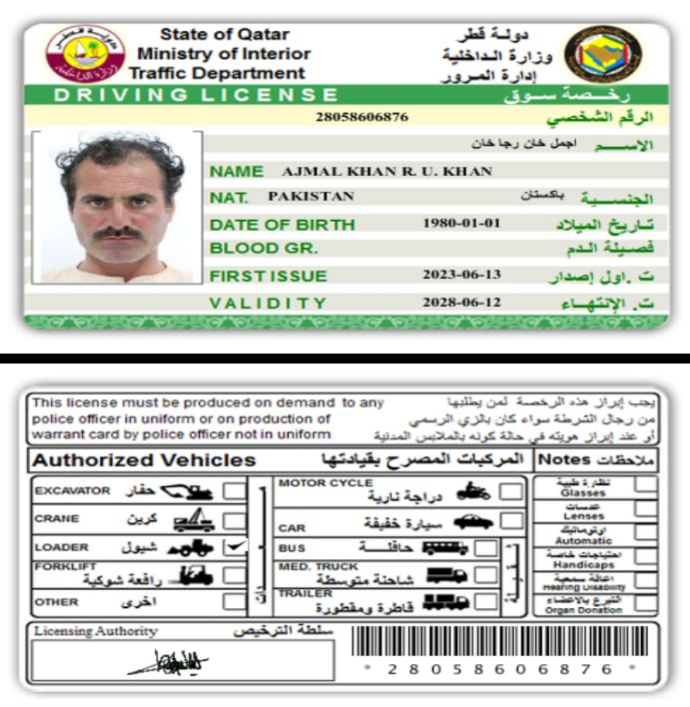 I have Shawal License - 1