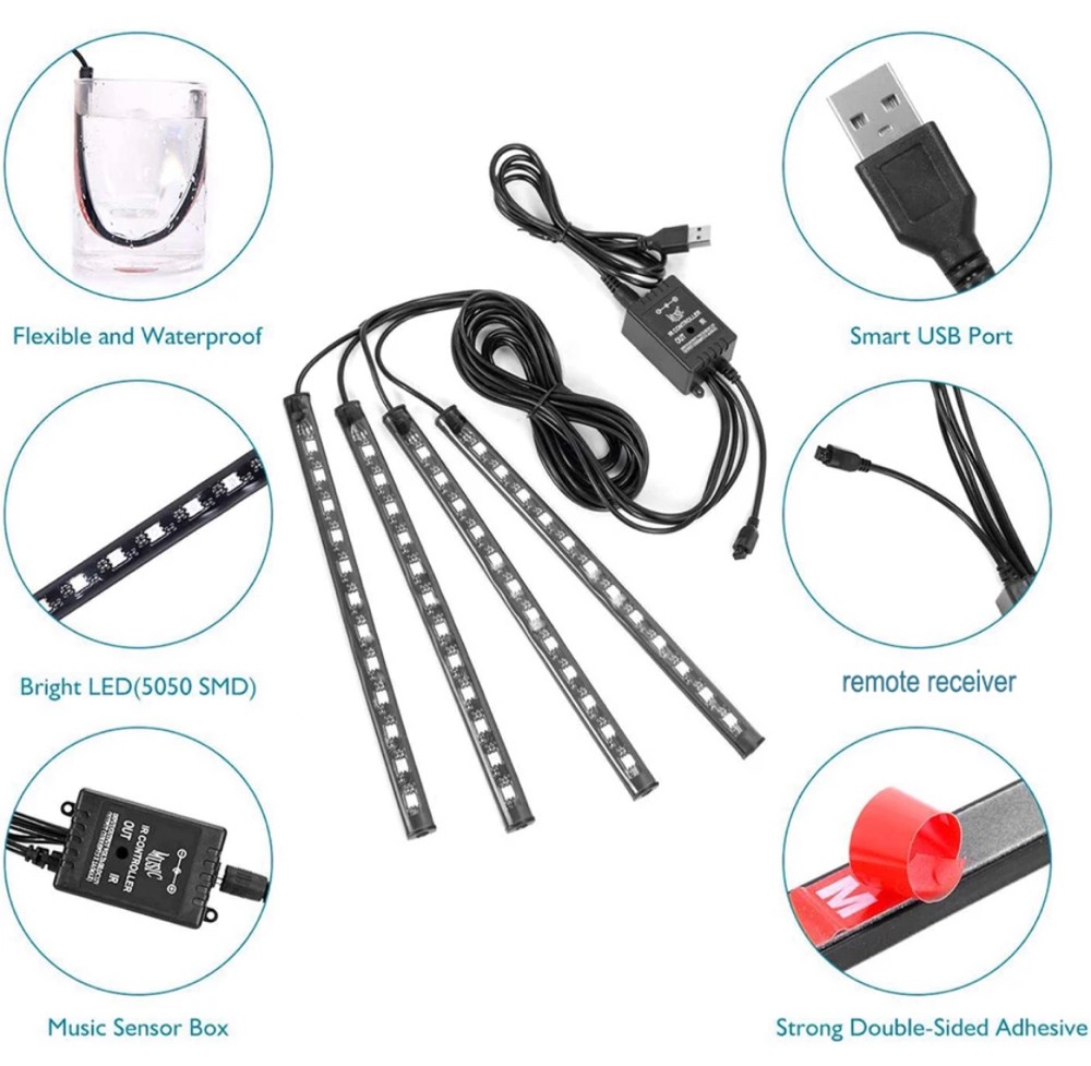 LED CAR INTERIOR AMBIENT LIGHT - 3