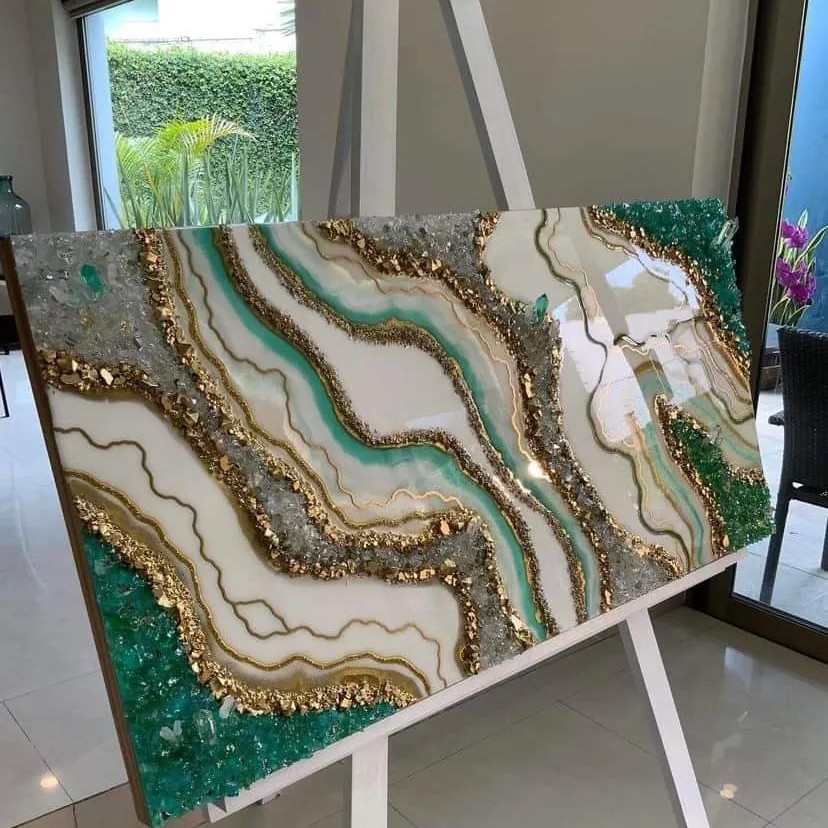 crystals and diamonds wall arts  - 11