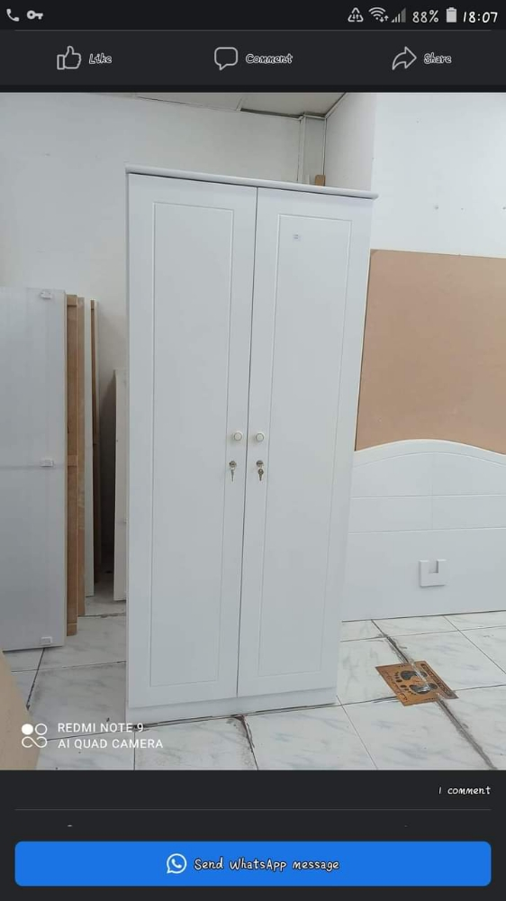 New Bunk Bed, Single bed,Cupboard - 14