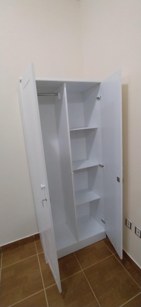 New Wood Bed, Cupboard, Mattress - 13