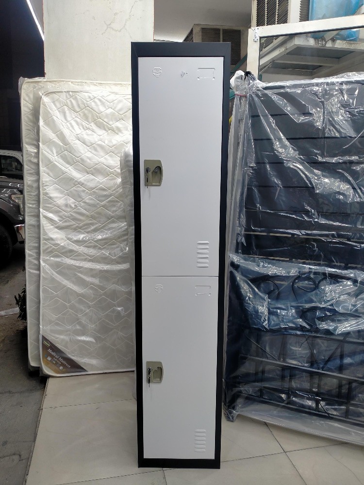 New Wood Bed, Cupboard, Mattress - 15