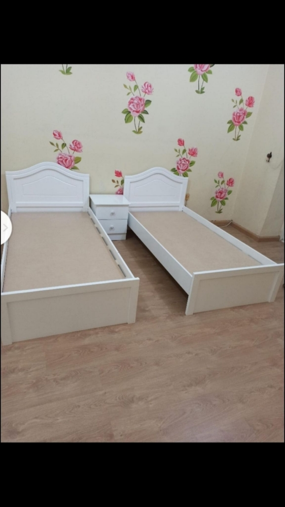 New Wood & Metal Bed,Wooden steel - 3