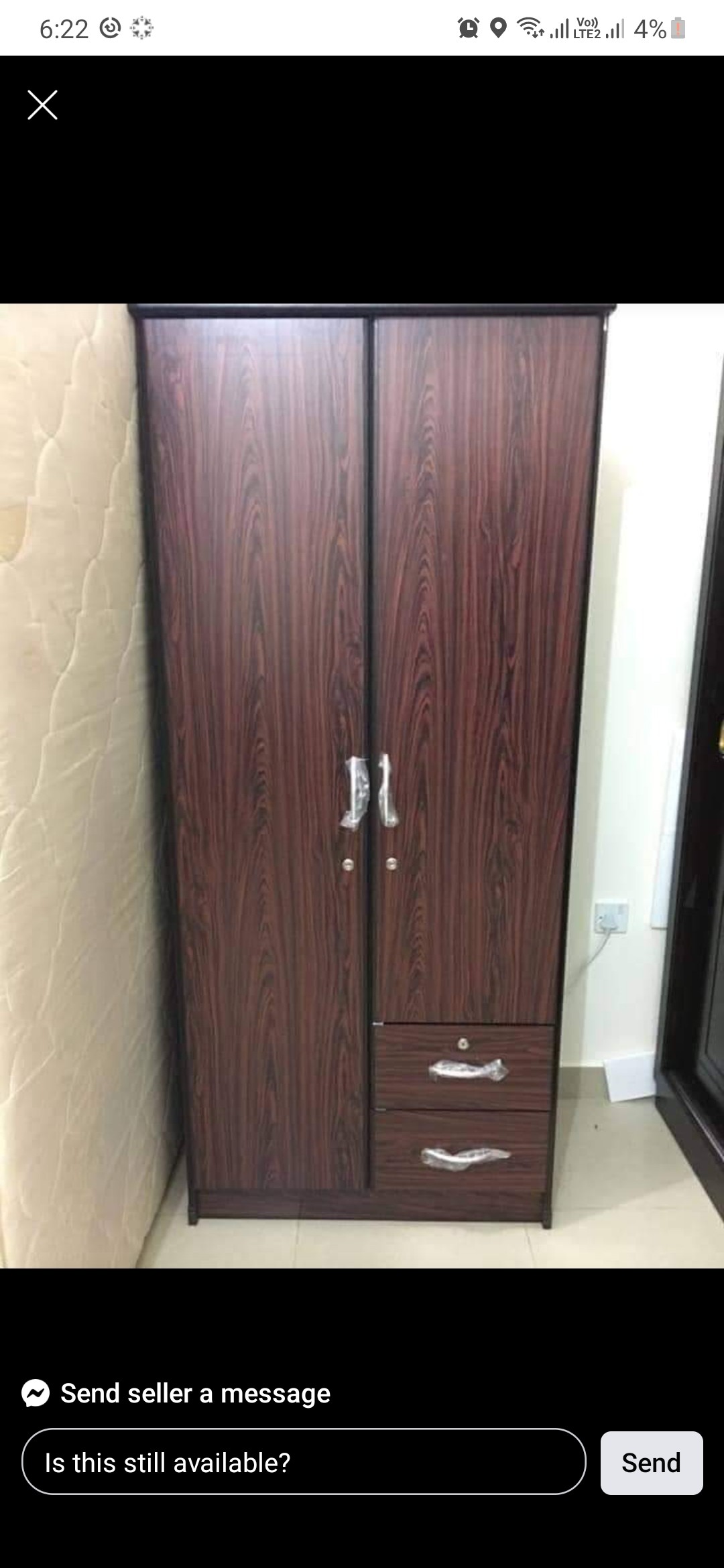 New Wood & Metal Bed,Wooden steel - 11