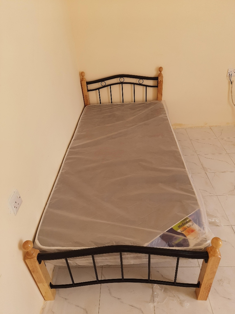 New Wood & Metal Bed,Wooden steel - 1