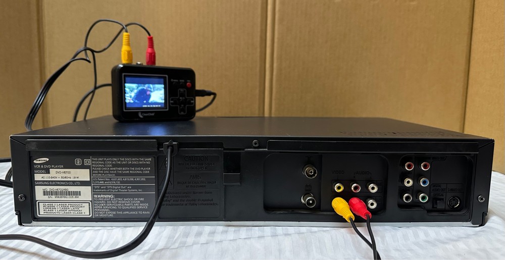 SAMSUNG VCR & DVD PLAYER  - 5