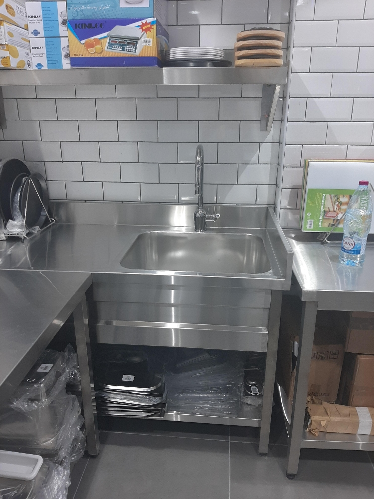 stailness steel sink ,table - 8