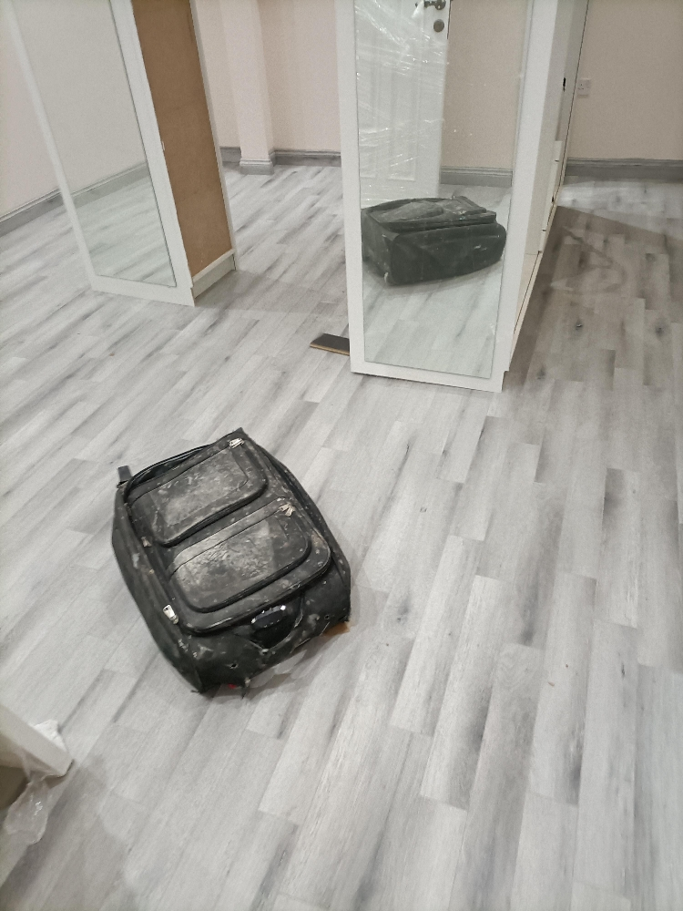 8mm MDF wooden flooring parquet - 3
