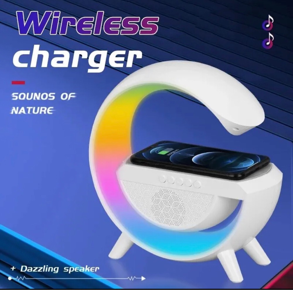 Wireless Charging + Speaker RGB - 2
