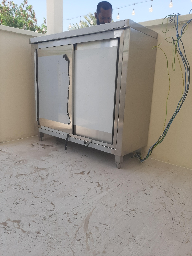 stailness steel kitchen cabinet - 13