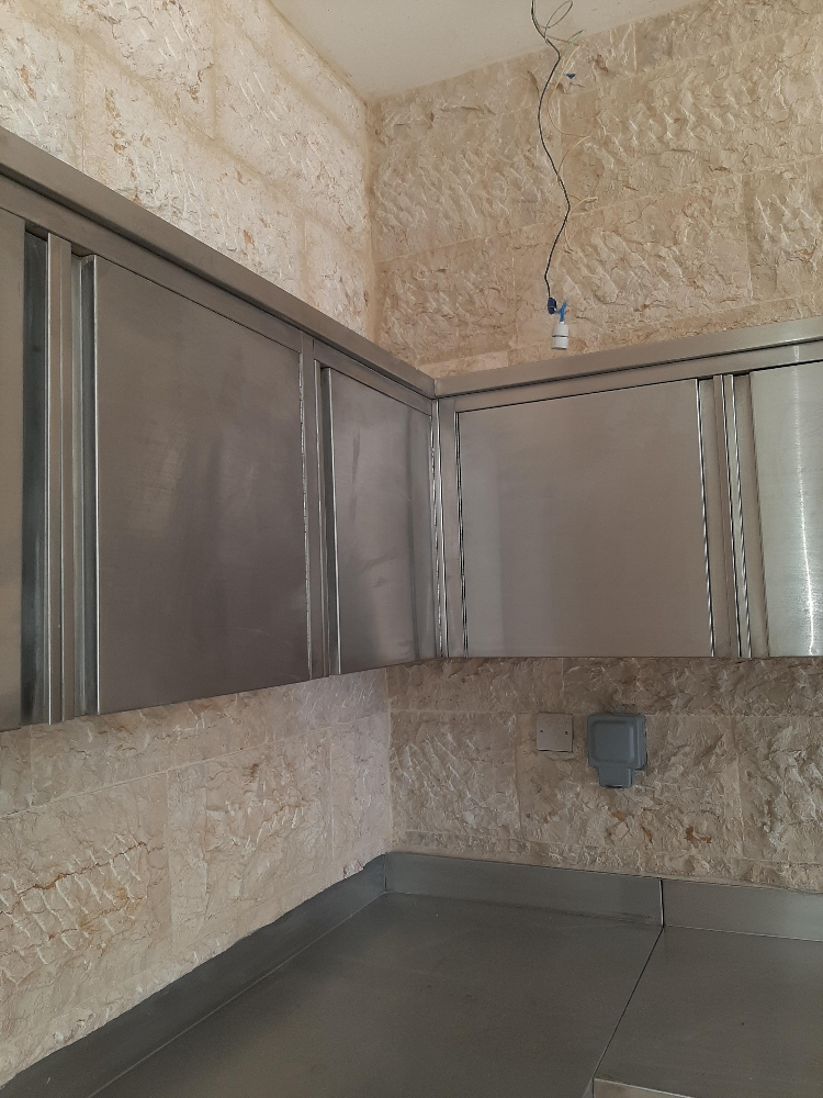 stailness steel kitchen cabinet - 1