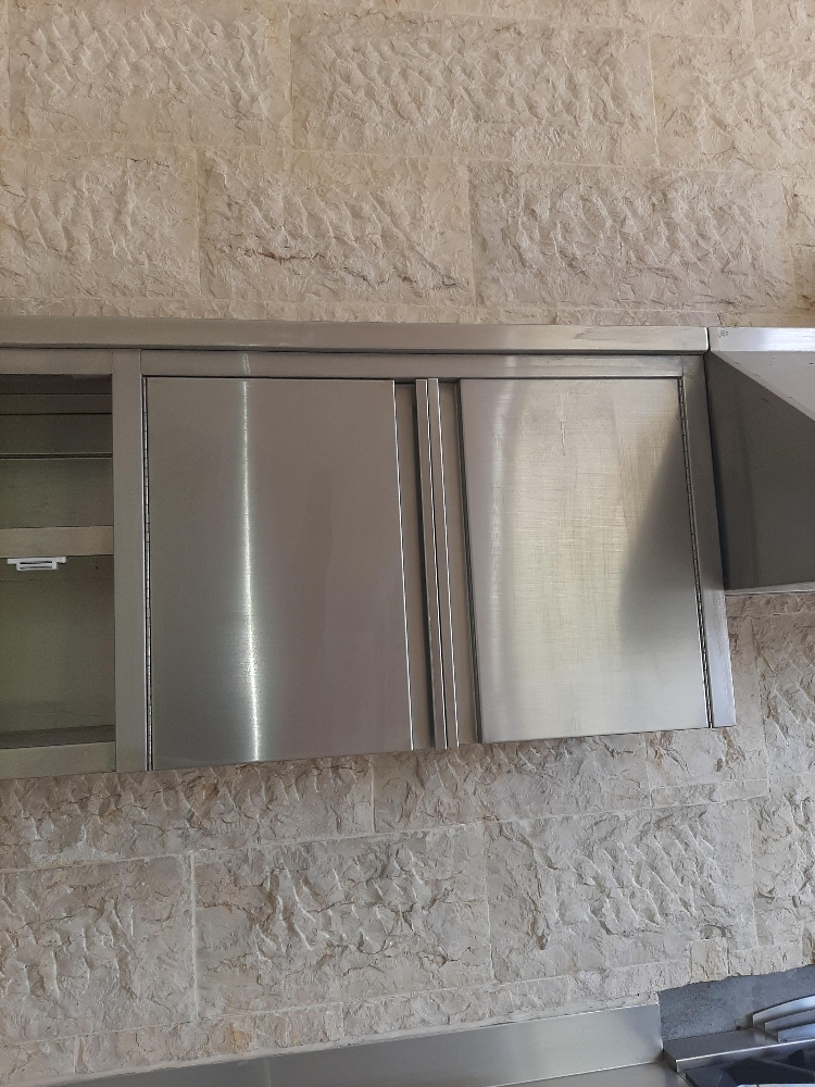 stailness steel kitchen cabinet - 3