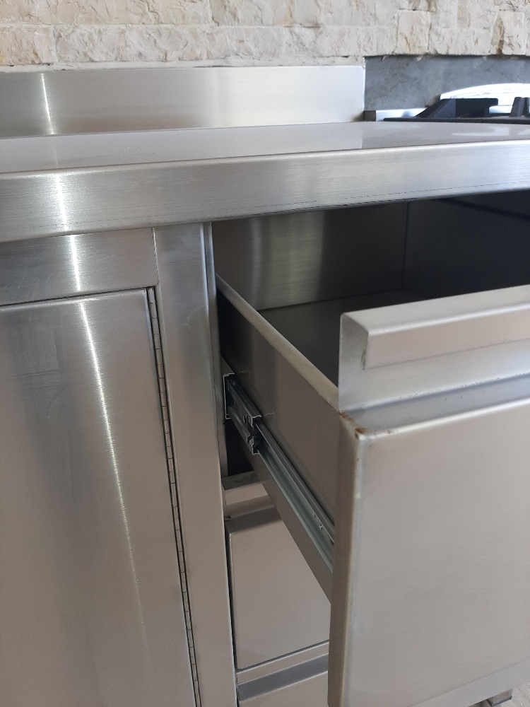 stailness steel kitchen cabinet - 7