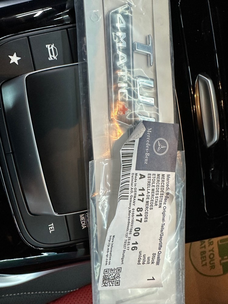 mercedes Benz side badge - 2