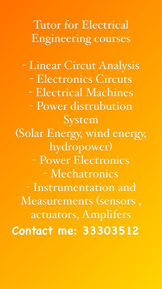 Electrical Courses tutor - 1